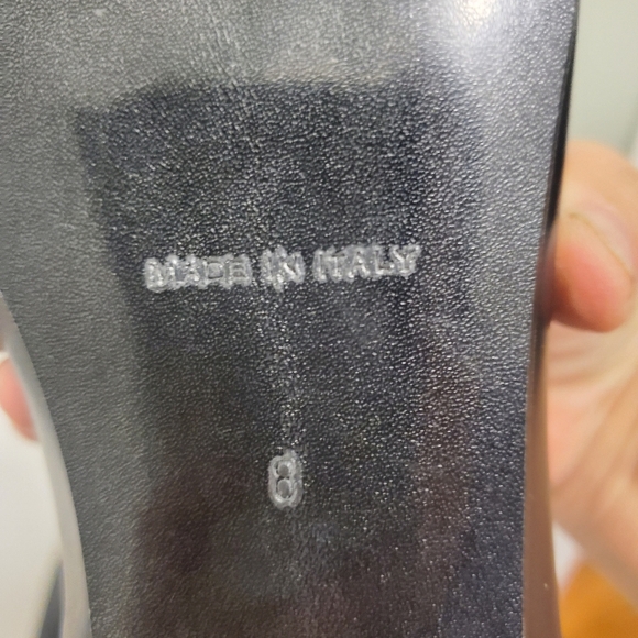 Everlane 2 Tone Black & White Pointed Leather Flat Loafers Size 8 - Picture 7 of 12